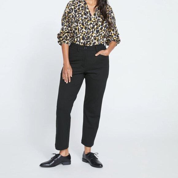 Universal Standard NWT Black Cigarette Skinny Work Academia Pants - Picture 1 of 7